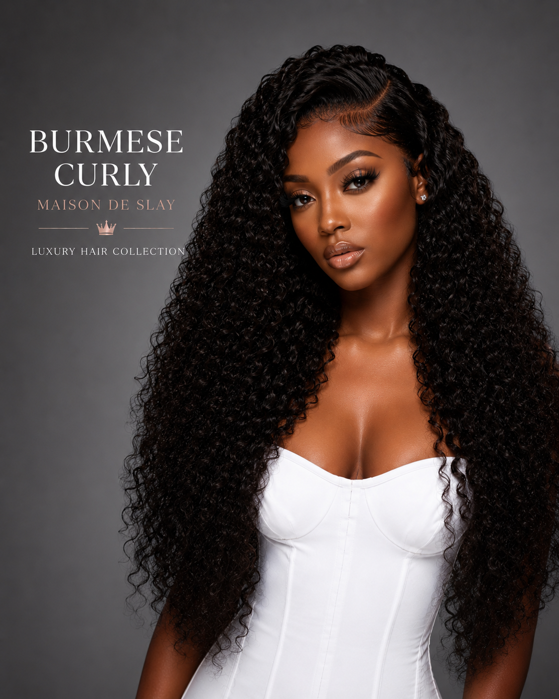 Maison De Slay Burmese Curly HD Lace Wig